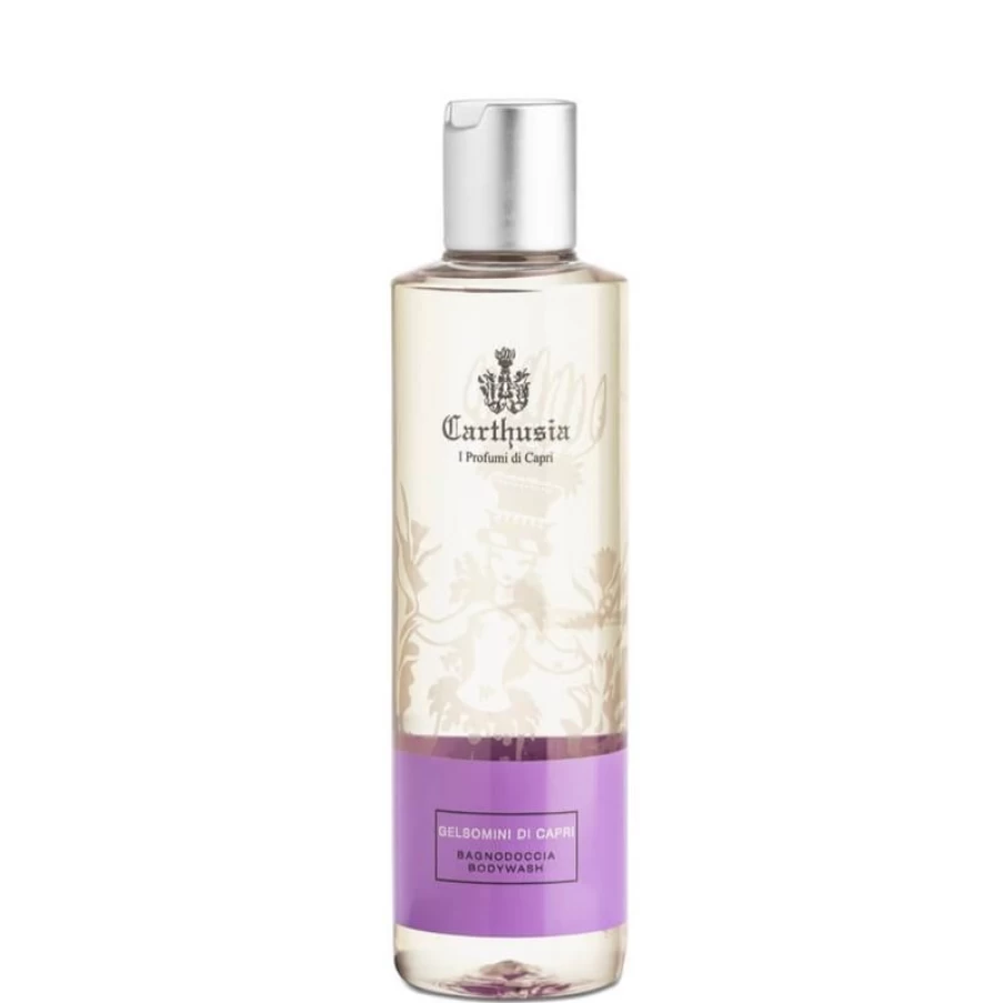 Carthusia Gelsomini Di Capri Luxury Shower Gel for Women & Men - Hydrating & Refreshing Body Wash with Jasmine Scent
