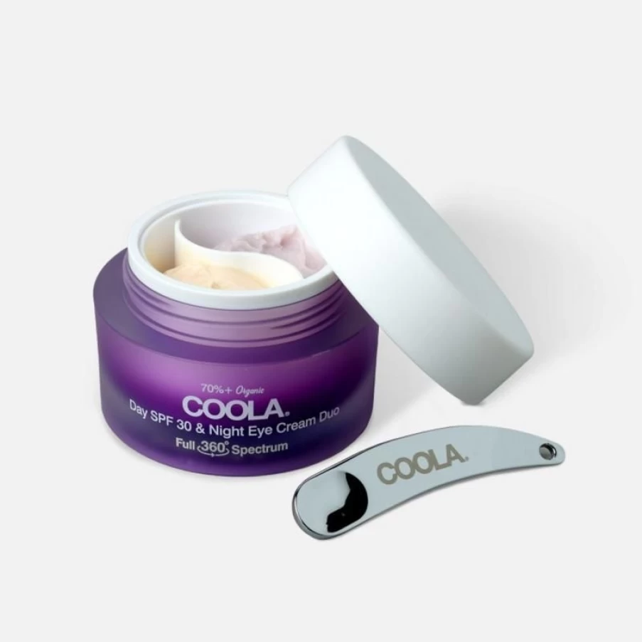 Coola SPF 30 Day Cream & Night Eye Cream Duo – Anti-Aging Moisturizer Set