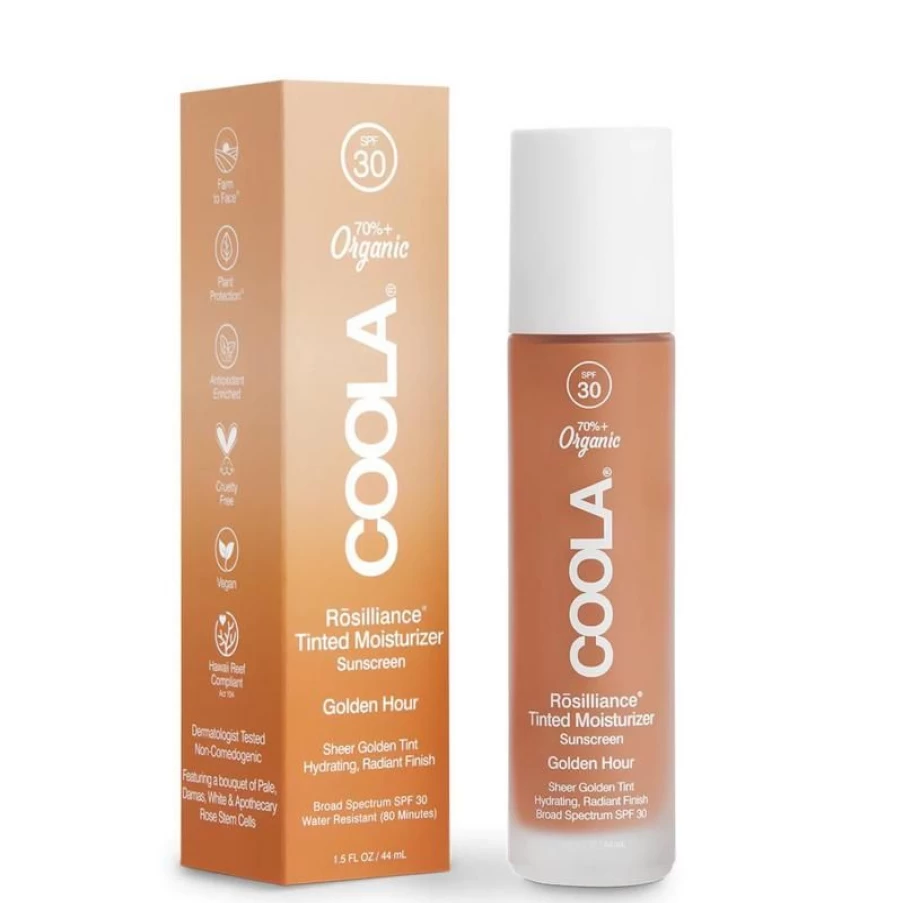 Coola Rosilliance® Tinted Moisturizer with Organic SPF 30 Sunscreen, 44ml - Hydrating, Lightweight, Broad Spectrum Protection