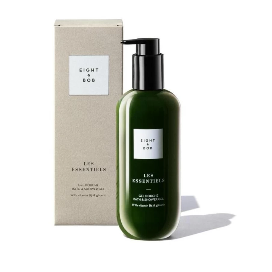 Eight Bob Les Essentiels Shower Gel - Moisturizing & Refreshing Body Wash for All Skin Types