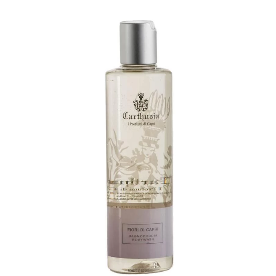 Carthusia Fiori Di Capri Luxury Shower Gel for Women & Men - Floral Scented Bath & Body Wash