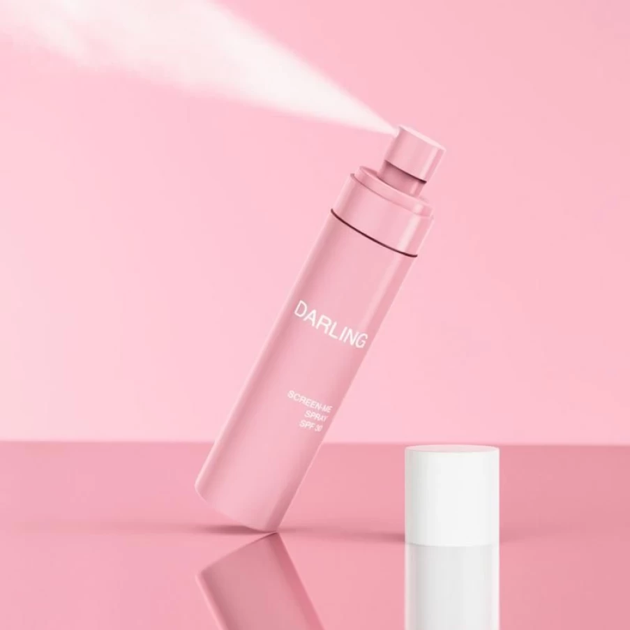 Darling Screen-Me SPF 30 Sunscreen Spray – Broad Spectrum UVA/UVB Protection, Water-Resistant